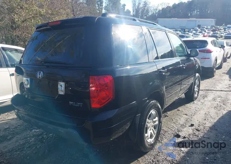 2004 Honda Pilot Ex-L из США, поврежденный, VIN 2HKYF18624H613486